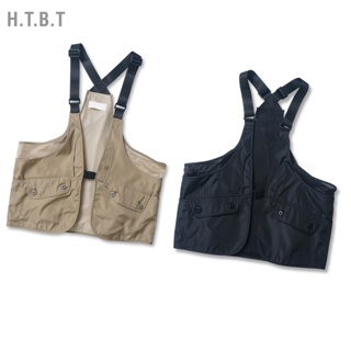 H.T.B.T เสื้อกั๊กโพลีเอสเตอร์ แบบนิ่ม ปรับได้ ซักล้างได้ สําหรับผู้ชาย