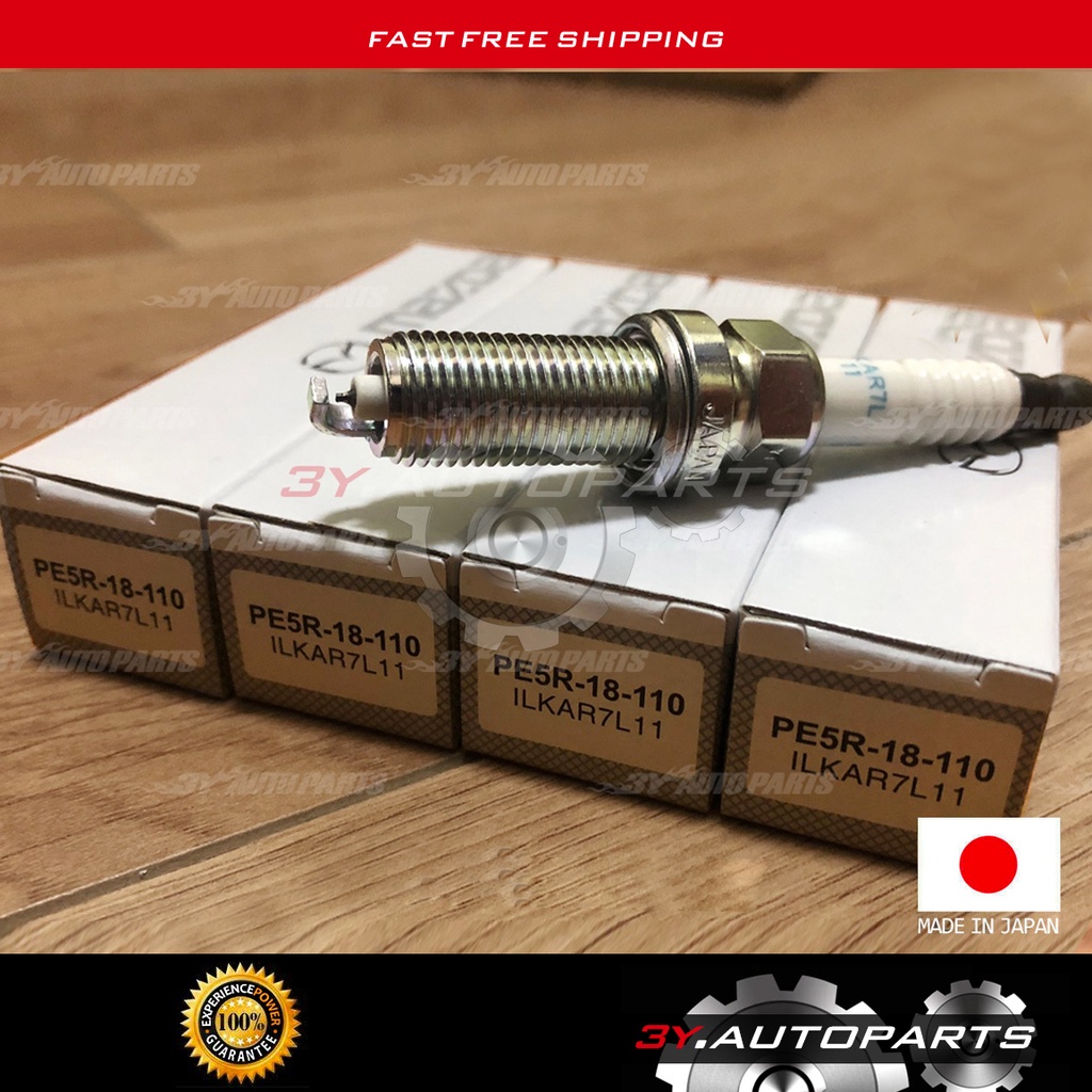 PE5R-18-110 ILKAR7L11 หัวเทียนอิริเดียมเหมาะสําหรับ Mazda 3 6 CX-3 CX-5 MX-5 Miata