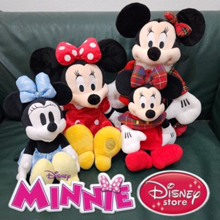 ตุ๊กตามินนี่ มินนี่ เม้าส์ Mickey Minnie Mouse งานดิสนีย์ สโตร์ ป้าย Disney Store ป้ายปราสาท ขนาด 12-15 นิ้ว