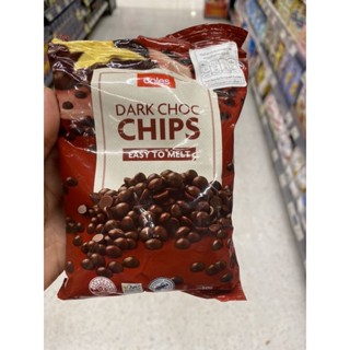 Dark Choc Chip ( Coles Brand ) 250 G. ช็อกโกแลต ( ตรา โคลส์ ) ดาร์ก ช็อก ชิพส์