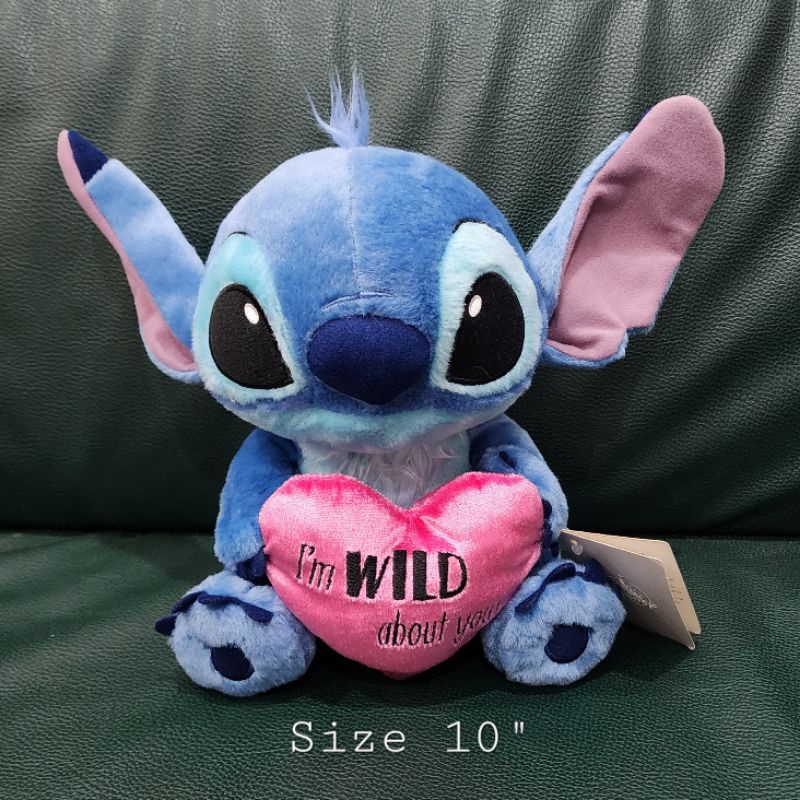 ตุ๊กตา lilo stitch สติทช์ จากเรื่อง ลิโลแอนด์สติทช์ lilo&amp;stitch สินค้าลิขสิทธิ์แท้จากญี่ปุ่น ป้าย ปราสาท Disney Store