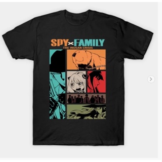 2022 Spy X Family Tshirt Anya Smug Bond Forger Yor And Loid T-shirt Anime Graphic Printing 100% Cotton Tee-shirt Short S