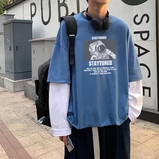 TS MEN เสื้อยืดแขนยาว เสื้อยืดคอกลม ใส่ได้ทั้งหญิงทั้งชาย มี2สี รุ่นT61