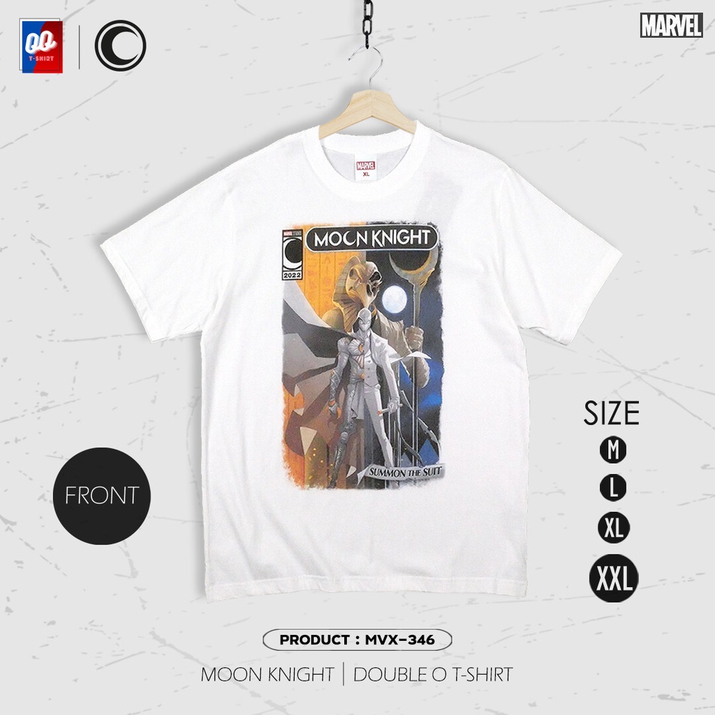 [ส่งฟรี] เสื้อยืด Moon Knight มูนไนท์ ลิขสิทธิ์แท้ มาร์เวล รุ่น MVX-346 เสื้อ Marvel แท้ [M,L,XL,2XL