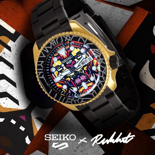 นาฬิกาผู้ชาย Seiko 5 Sports RUKKIT "The Tiger" Limited Edition SRPJ92K แถมสาย 2 เส้น