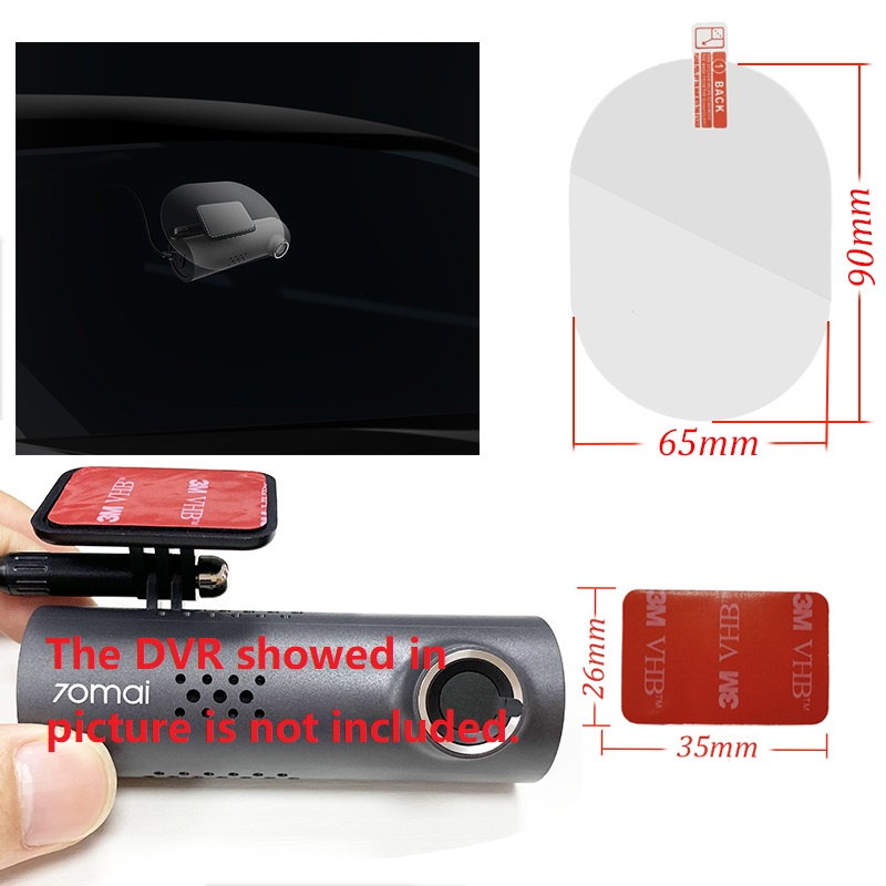 Xiaomi สติกเกอร์ฟิล์มใส กันความร้อน 70MAI Cam Pro DDPAI 1S M300 D06 D02 D08 Mini 3 Mola N3 Z40 A500S