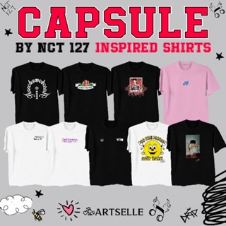 เสื้อยืดแฟชั่น NCT 127 CAPSULE INSPIRED SHIRTS PART 1(ALL. MEMBERS AVAILABLE)