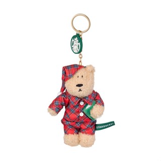 🎀【พร้อมส่ง】 2022 แก้วสตาร์บัคส์เกาหลี Starbucks Korea X-mas Bear keychain