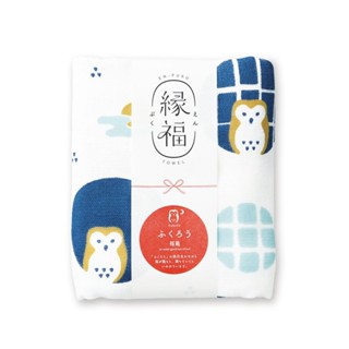 (05589) Towel Enfuku - ผ้าขนหนู ผ้าขนหนูนำโชค ผ้าเช็ดตัว ลายนกฮูก (ふくろう Fukurō)