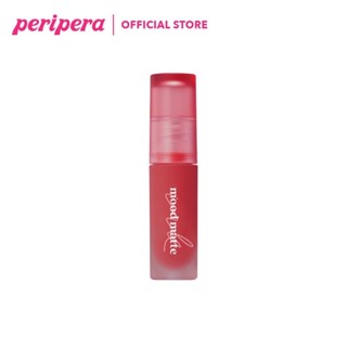 🔥ถูกที่สุด พร้อมส่ง🔥ลิปสติก PERIPERA INK MOOD MATTE TINT 4 กรัม. #07 JUICY RED ของแท้💯%