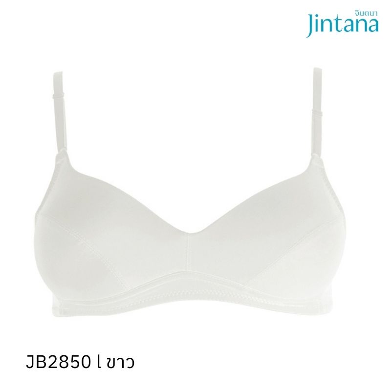 Jintana เสื้อชั้นใน (ไม่เสริมโครง) รุ่น Basic Bra รหัส JB2850 สีขาว