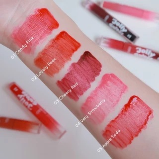 SASI Jolly Sweet Lip Tint ศศิ จอลลี่ สวีท ลิป ทิ้นต์ 3g ลิปทินน์ สูตรน้ำเนื้อแน่น สีชัด ติดทน แท้ 100% หลอดพลาสติกใส