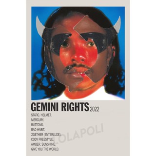 โปสเตอร์อัลบั้ม Gemini Rights Steve Lacy