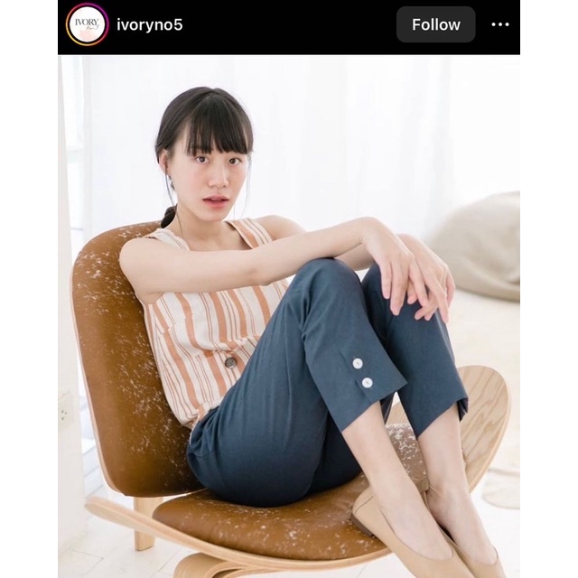 ส่งต่อ Snow pants -Midnight blue-L