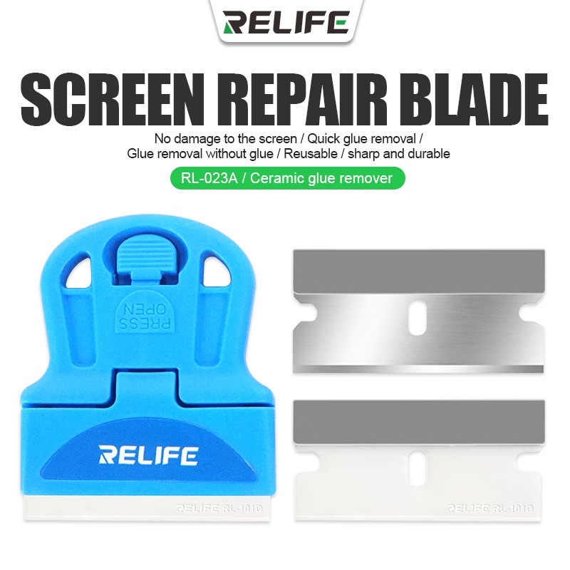 RELIFE RL-023A ที่ใส่ใบมีดเซลามิคกลมสำหรับขูดกาวOCA เครื่องมือสำหรับซ่อมแซมหน้าจอมือถือ