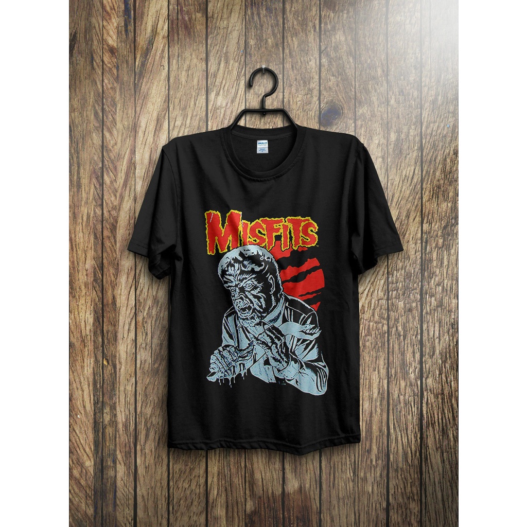 [COD] เสื้อยืดผ้าฝ้าย 100% พิมพ์ลาย Vtg Misfits Concert Tour Autographed Werewolf พลัสไซซ์ พลัสไซซ์ 