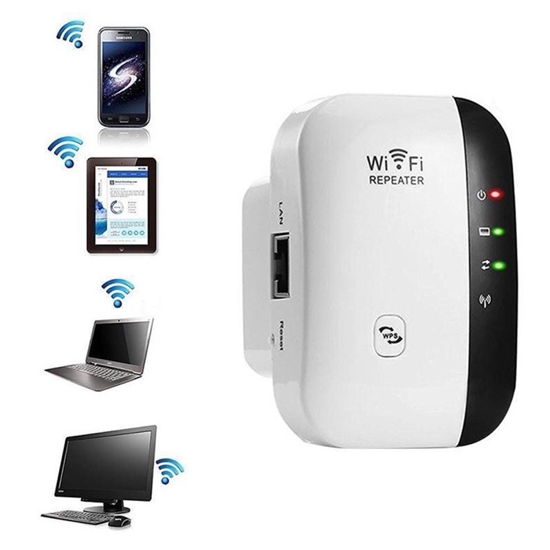 Wi-fi repeater เครื่องปล่อยwifi เครื่องกระจายสัญญาณไวไฟบ้าน สัญญาณแรง