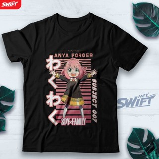 เสื้อยืด พิมพ์ลายอนิเมะ Kaos SPY X FAMILY Anya Forger BAJU DISTRO สําหรับครอบครัว