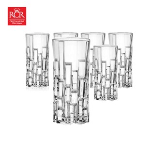 แก้วน้ำสูง RCR Etna Highball tumbler 340 ml เซตกล่อง 6 ใบ