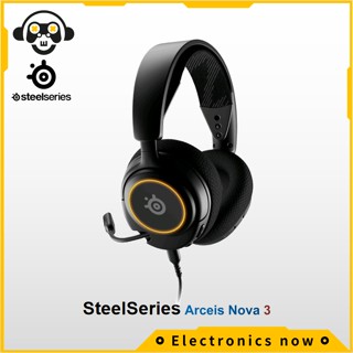 （100% authentic） SteelSeries ARCTIS NOVA 3 Tyep-C / USB-A / 3.5mm มม. หูฟังเกมมิ่งแบบมีสาย  wired gaming headset headphone