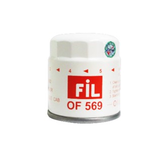 FIL (OF 569) ไส้กรองน้ำมันเครื่องสำหรับ FORD Ranger Duratec 2.5 ตอนเดียว