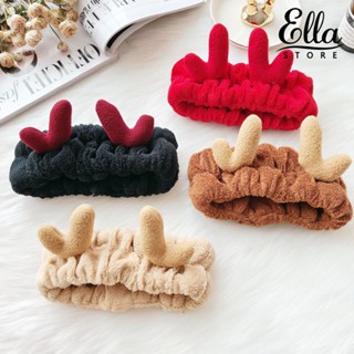 Ellastore123 ที่คาดผมกวางน่ารัก ผู้หญิง นุ่ม ล้างหน้า แต่งหน้า ยืดหยุ่น ที่คาดผม