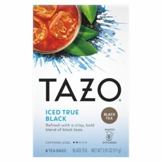 Tazo Iced Tea True Black 6 Filter Bags💚พร้อมส่ง💜⛵