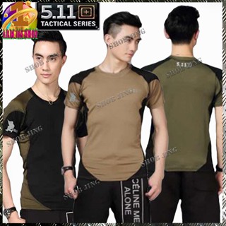 เสื้อยืดผู้ชาย เสื้อยืดคอกลมแขนสั้น-ยาว5.11Tacticalใส่ได้ทั้งหญิง-ชายเหมาะเดินป่าลาดตระเวนแห้งเร็ว