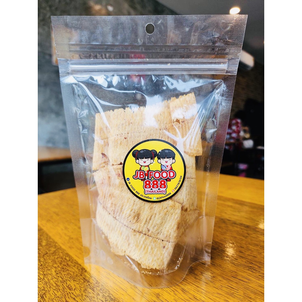 ปลาหมึกบดแท้ เกรดA ไม่เผ็ด เหนี่ยวนุ่ม ตัวยาว รสชาติกลมกล่อม ปลาหมึกบดแห้ง อร่อย ทานเพลิน - JB FOOD 