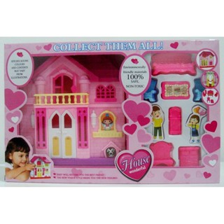 ของเล่นพร้อมส่งบ้านตุ๊กตา Wonderful House