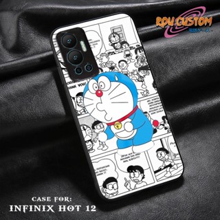 เคสโทรศัพท์มือถือ ลายการ์ตูนอนิเมะ Hp Infinix Hot 12 9 Play 10 11 Play Hot 12I 12 Play Case Hp Infinix Hot 12 9 Play 10 11 Play Hot 12I 12 Play Rou Custom [Doraemon] เคสโทรศัพท์มือถือ แบบนิ่ม สําหรับ Infinix