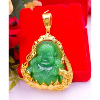 didgo2C42 จี้สร้อยคอ พระสังกัจจายน์ จี้หยก อรหันต์​แห่งความอุดมสมบูรณ์ "แห่งโชคลาภ"