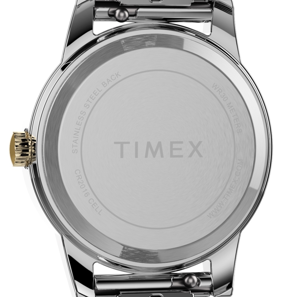 Timex TWG027800 Essex Ave นาฬิกาข้อมือผู้หญิง Two-Tone Box set !!แถมฟรี สายหนัง หน้าปัด 26 มม.