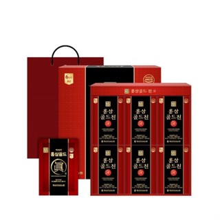 Kaesong Sangin โสมแดง สารสกัดจากจินหวิตลิตี้ สีทอง 50 มล. x 30 แพ็ค + ถุงช้อปปิ้ง