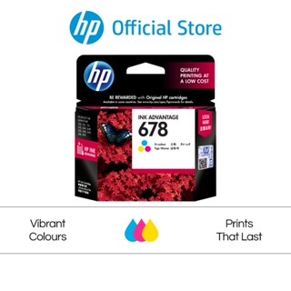 ตลับหมึกปริ้นเตอร์ HP 678 Original Ink Advantage Cartridge (หมึก 3 สี Tri-color/ หมึกสีดำ Black) ตลับหมึก HP แท้ HP Deskjet: 2645 / 4645 / 1515 / 2515 / 2545 / 3545 / 4515