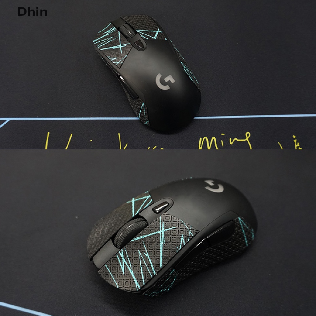 [Dhin] Mouse Grip Tape Skate สติกเกอร์ทําด้วยมือลื่น Lizard Skin ดูดเหงื่อสําหรับ Logitech G403 G603