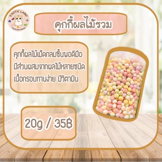 [Exotic land] คุกกี้ผลไม้รวม สำหรับแฮมเตอร์