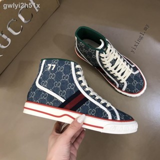 ♚GUCCI men women canvas sneakers size 35-46 M839