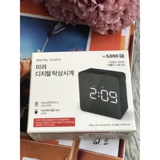 นาฬิกาตั้งโต๊ะ Digital clock จากเกาหลี แนวมินิมอล เรียบเก๋