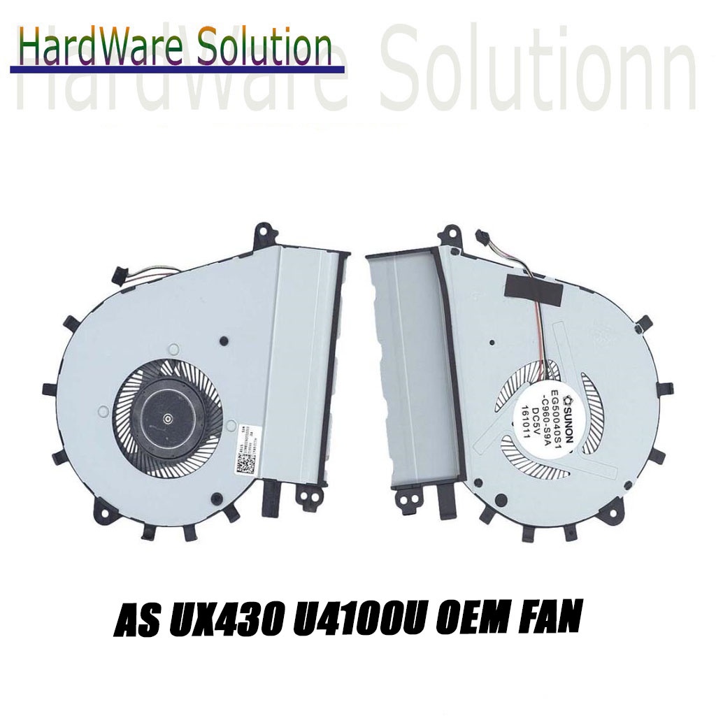พัดลมระบายความร้อน CPU สําหรับ ASUS ZenBook UX430 UX430U UX430UA UX430UQ U4100 U4100U EG50040S1-C960