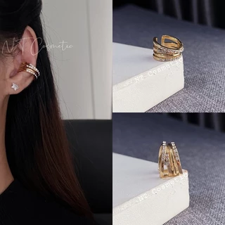 🇹🇭ร้านไทย🇹🇭 (4ชิ้น 100) ear cuff ต่างหู เกี่ยวหู ต่างหูหนีบ ไม่ต้องเจาะหู (1ชิ้น)