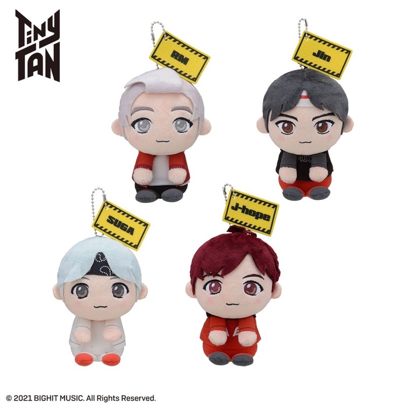 BTS บังทัน : ตุ๊กตา พวงกุญแจ TinyTan J-hope Suga เจโฮป ชูก้า