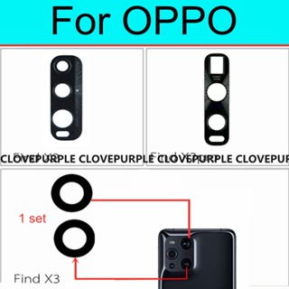 เลนส์กระจกกล้องหลัง แบบเปลี่ยน สําหรับ OPPO Find X2 X3 Pro X2 X2pro X3