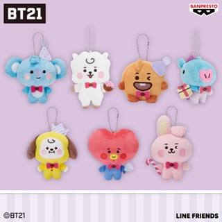 พร้อมส่ง🌟bt21 ตุ๊กตา พวงกุญแจ 🇯🇵 คอลfluffy party