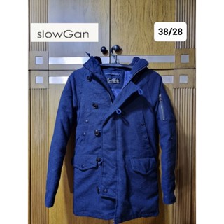 เสื้อกันหนาว เสื้อขนเป็ด ผ้าวูล แบรนด์ Slowgan มือ 2 จากญี่ปุ่น