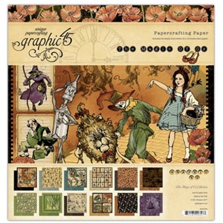 Graphic45 : The Magic of Oz ขนาด  12 x 12 inch กระดาษเซ็ท