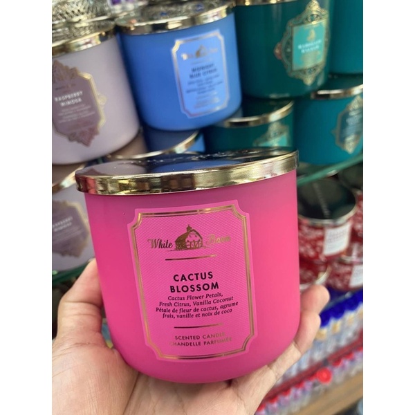 BATH & BODY WORKS CACTUS BLOSSOM CANDLE 411g. ของแท้