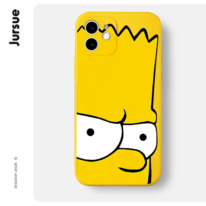 JURSUE เคสไอโฟน เคสซิลิโคนนุ่มกันกระแทกการ์ตูนอนิเมะตลก เคสโทรศัพท์ Compatible for iPhone 14 13 12 11 Pro Max SE 2020 X XR XS 8 7 6 6S Plus พลัส XYH1005