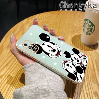 เคสโทรศัพท์มือถือ ป้องกันกระแทก ป้องกันเลนส์กล้อง ลายการ์ตูนมิกกี้เมาส์น่ารัก มีลายด้านข้าง หรูหรา สําหรับ vivo รุ่น V17 V19 Neo V19