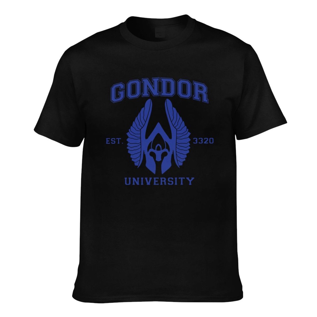 ออกแบบใหม่ Gondor Lord Of The Rings The Hobbit University เสื้อยืดพิมพ์ลายกราฟิกแปลกใหม่